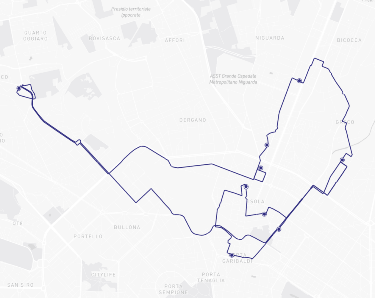 Geocoding and TSP in a city